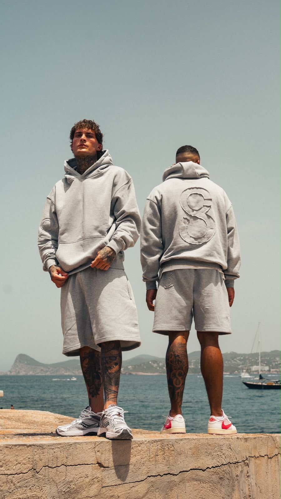 Crudo Grey Shorts