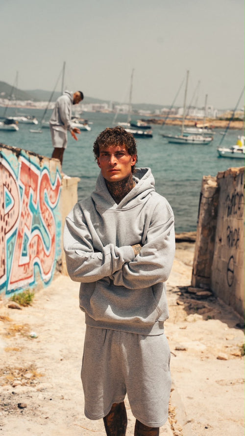 Crudo Grey Hoodie