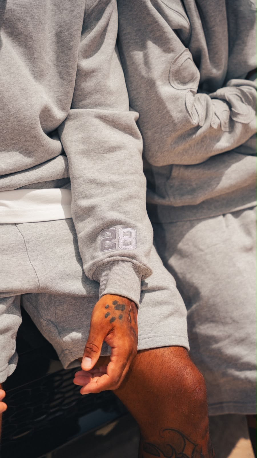 Crudo Grey Hoodie