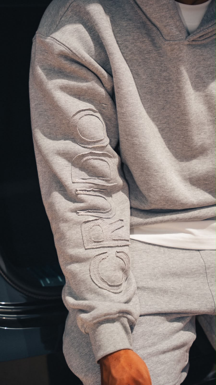 Crudo Grey Hoodie